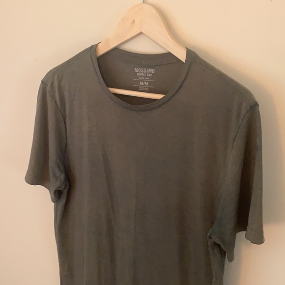 Solid Forest Green Tee Shirt - Picture 3 of 3